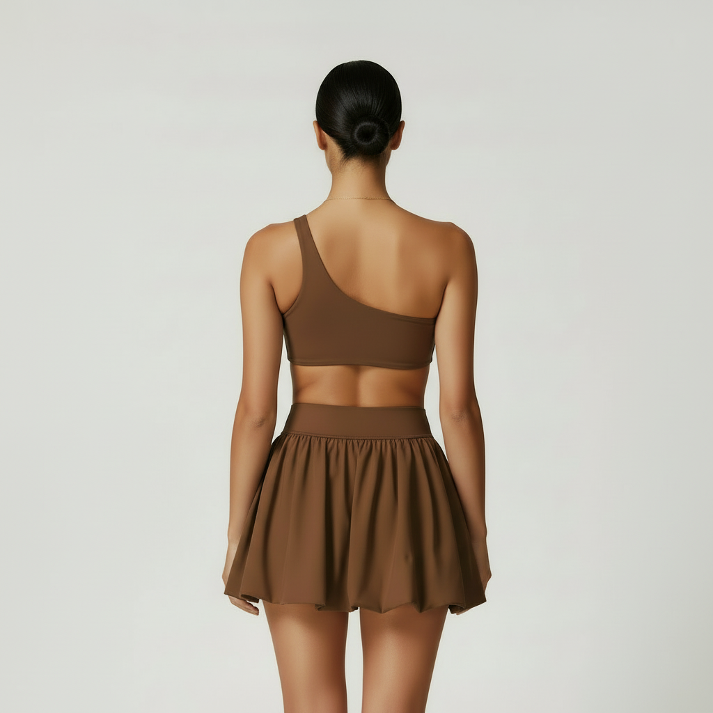 One-Shoulder Crop Top