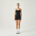 Black Athletic Romper