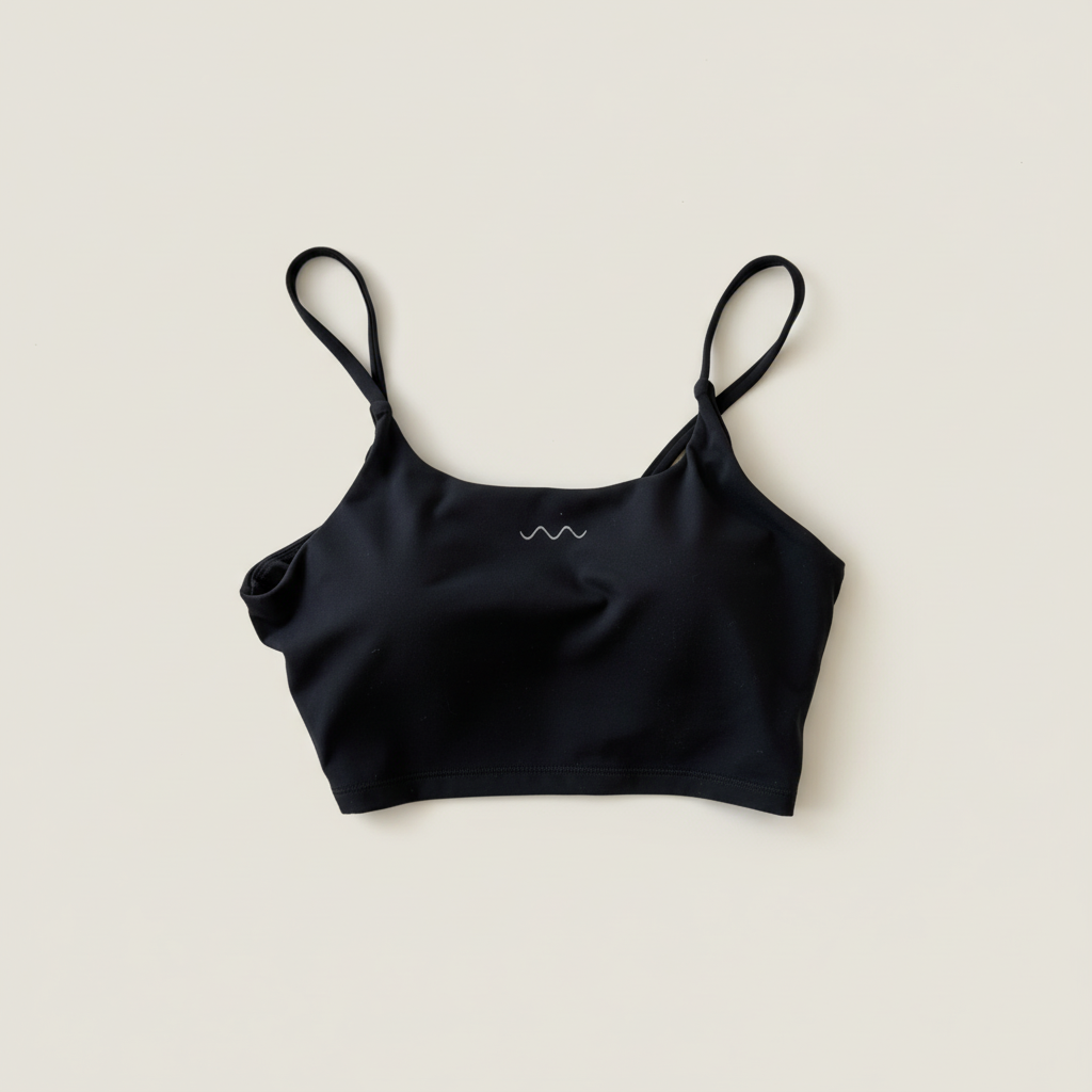 Black Crop Top - Product Shot