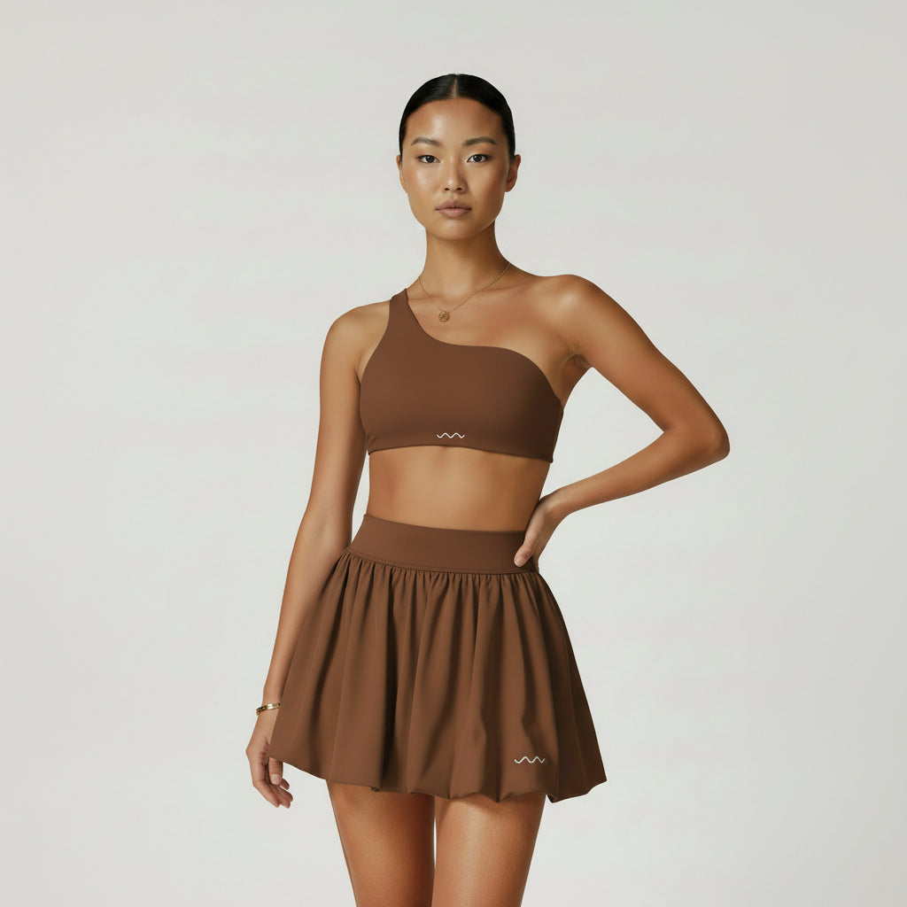 One-Shoulder Crop Top